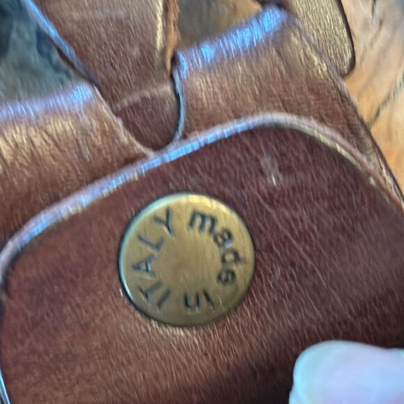 Vero Cuoio Italian Leather Open Weave Belt (Unisex) - Picture 4 of 8